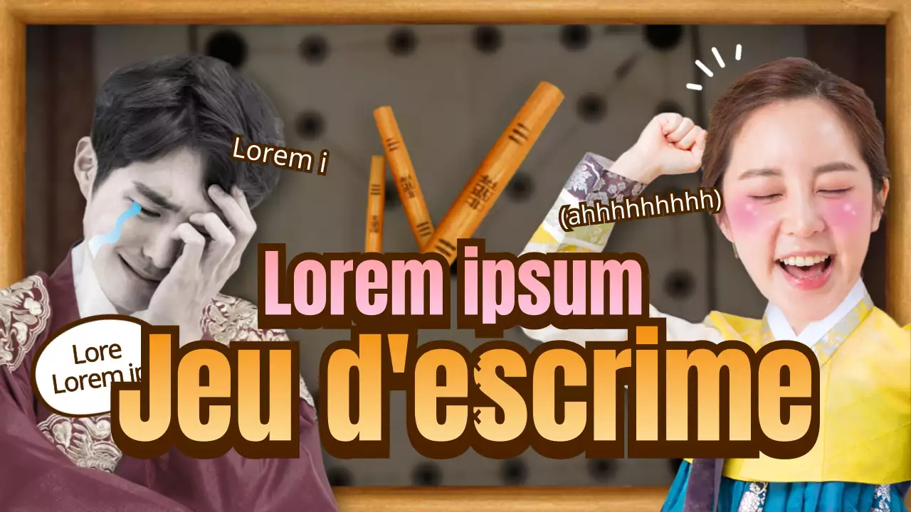 Concept d'aire de jeux du jour de l'an en marron