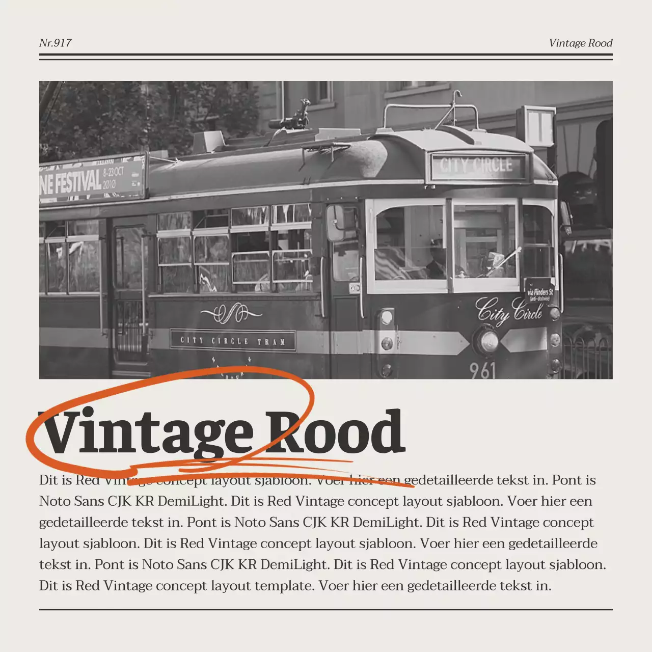 Bundel met veelkleurige, op vintage geïnspireerde lay-outs