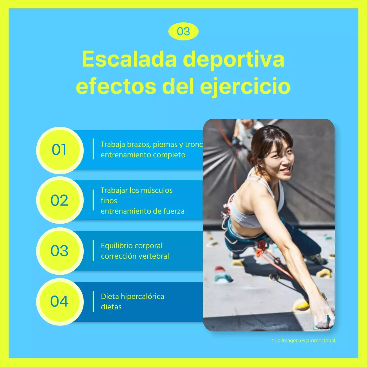 Un toque de lima en el azul - Climbing CardNews