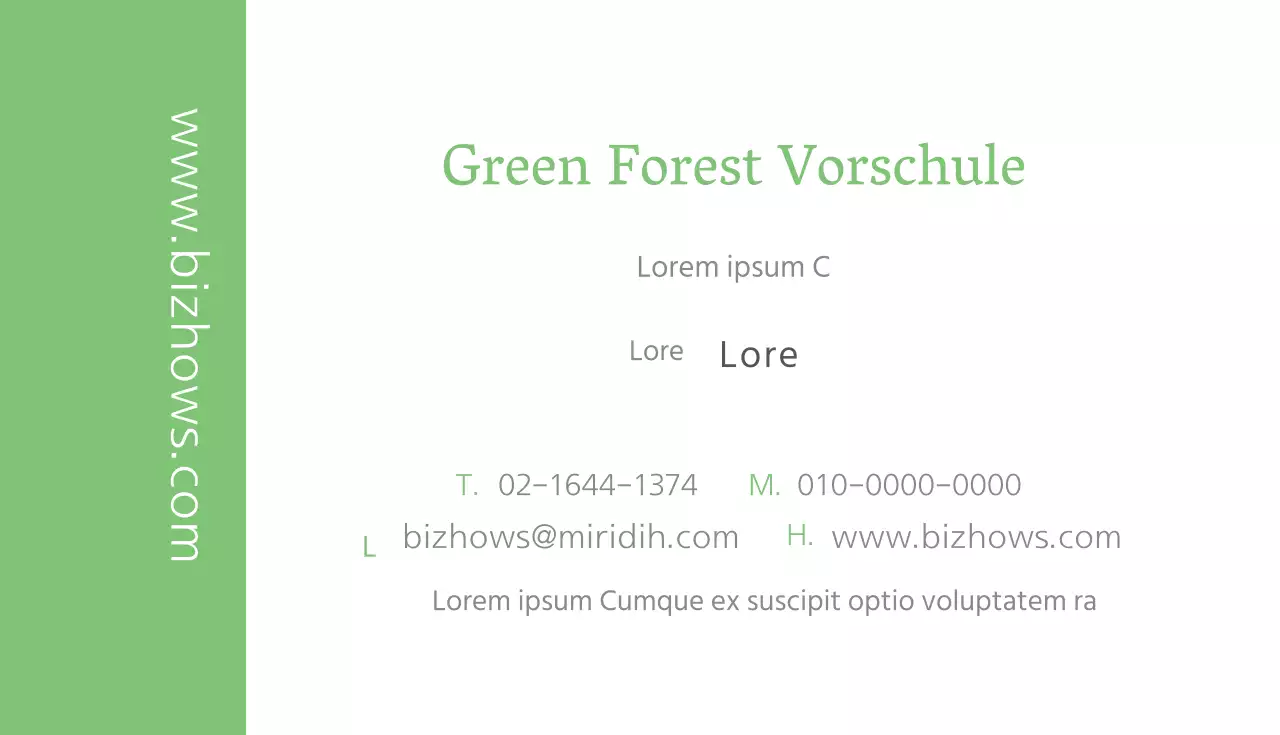 Grüner Wald Kindergarten