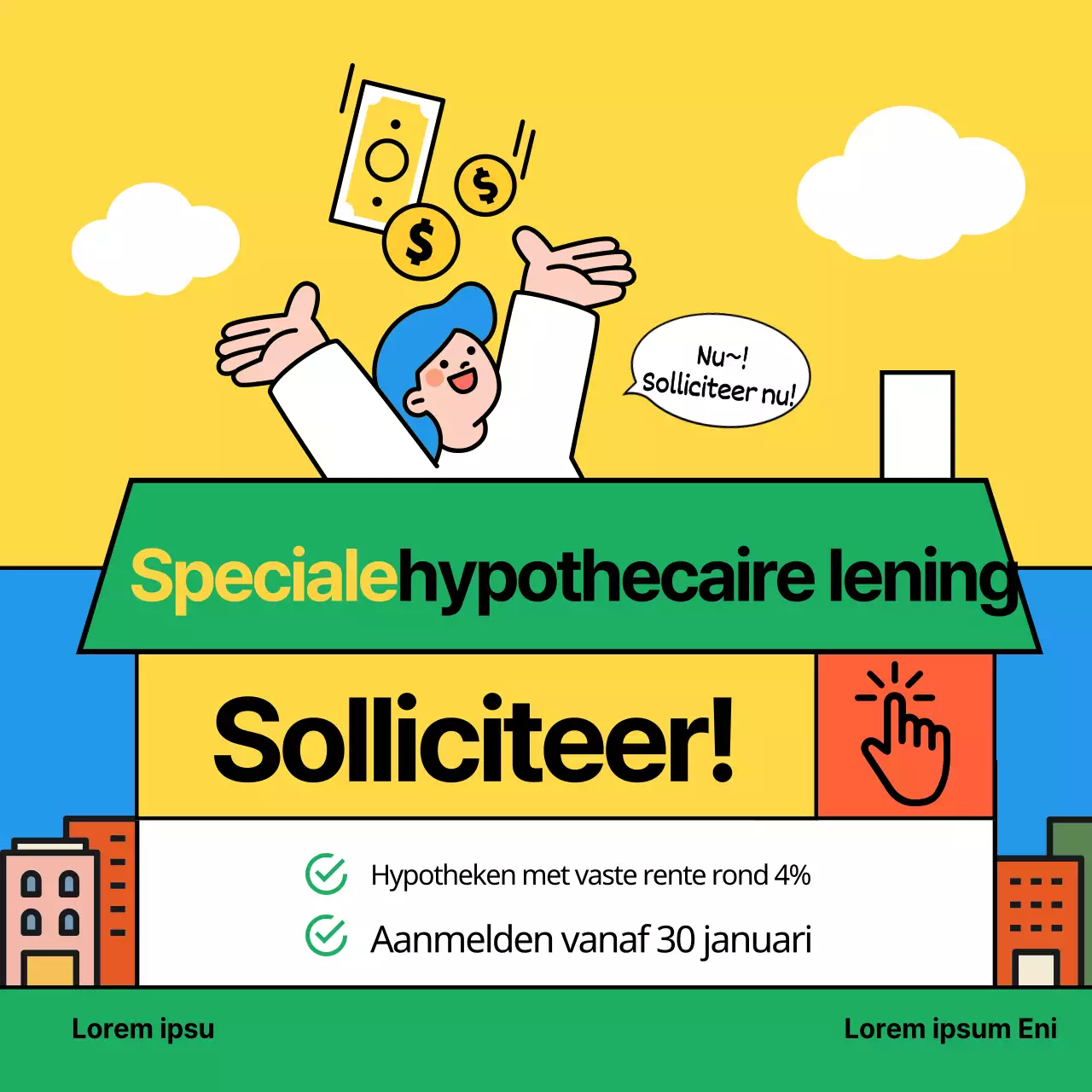 Informatie over het aanvragen van een gele en groene Gespecialiseerde Lening Eigen Huis