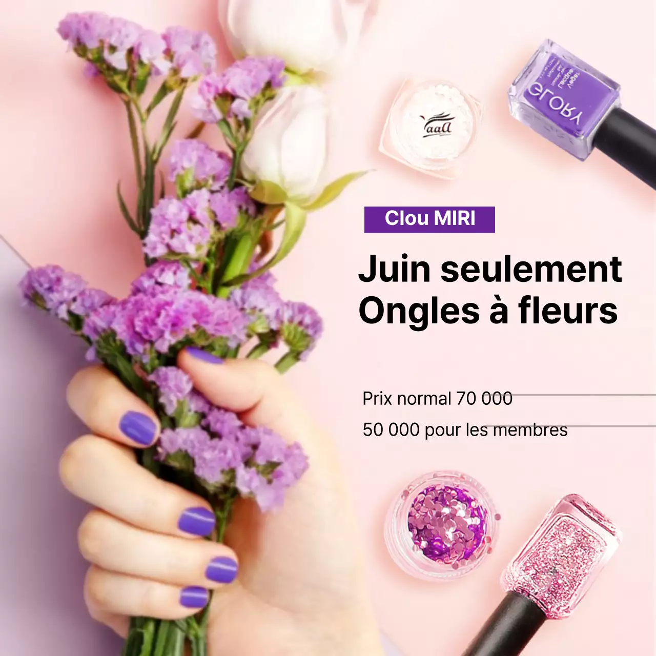 Événements dans les salons de manucure