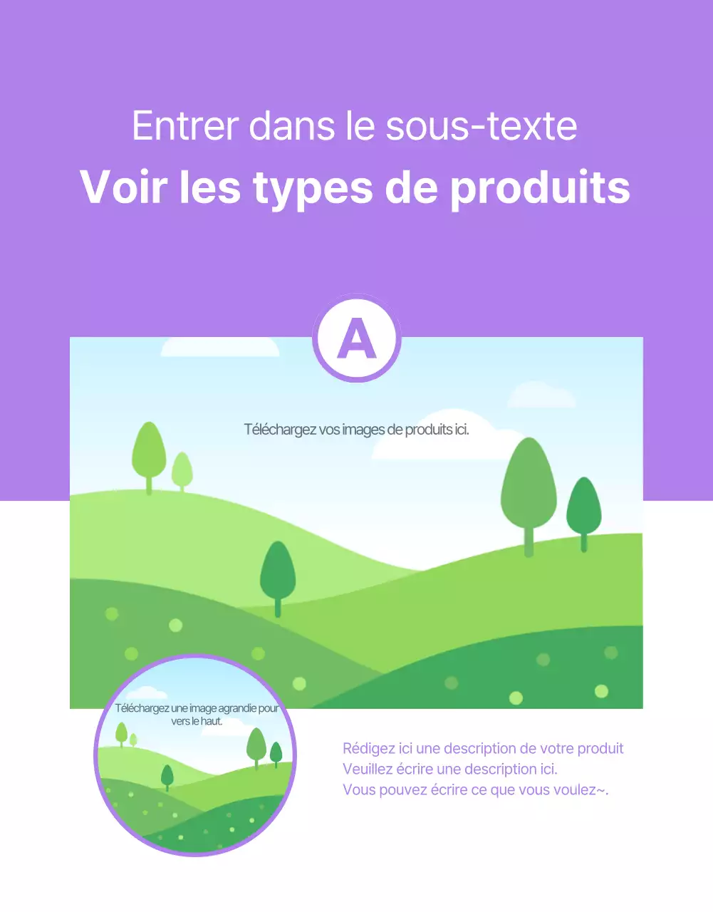 Présentation de base pour la vente de produits