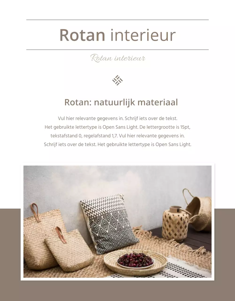 Wonen - Rotan Interieurs