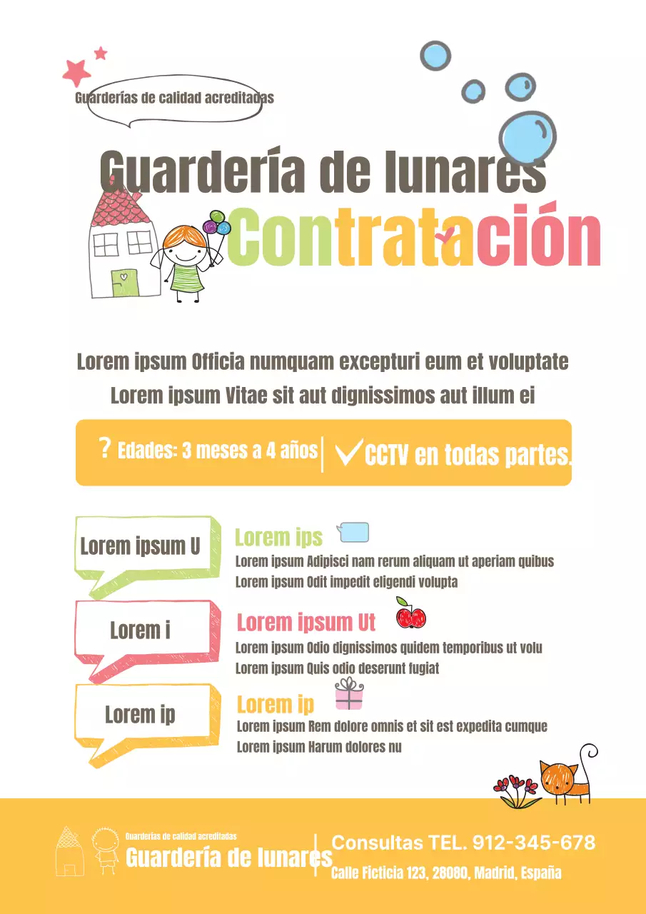 Guardería de lunares