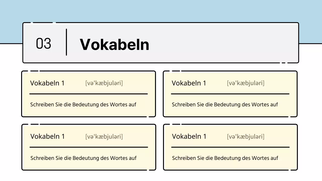 Niedliche Lernfigur in hellblauem Stil