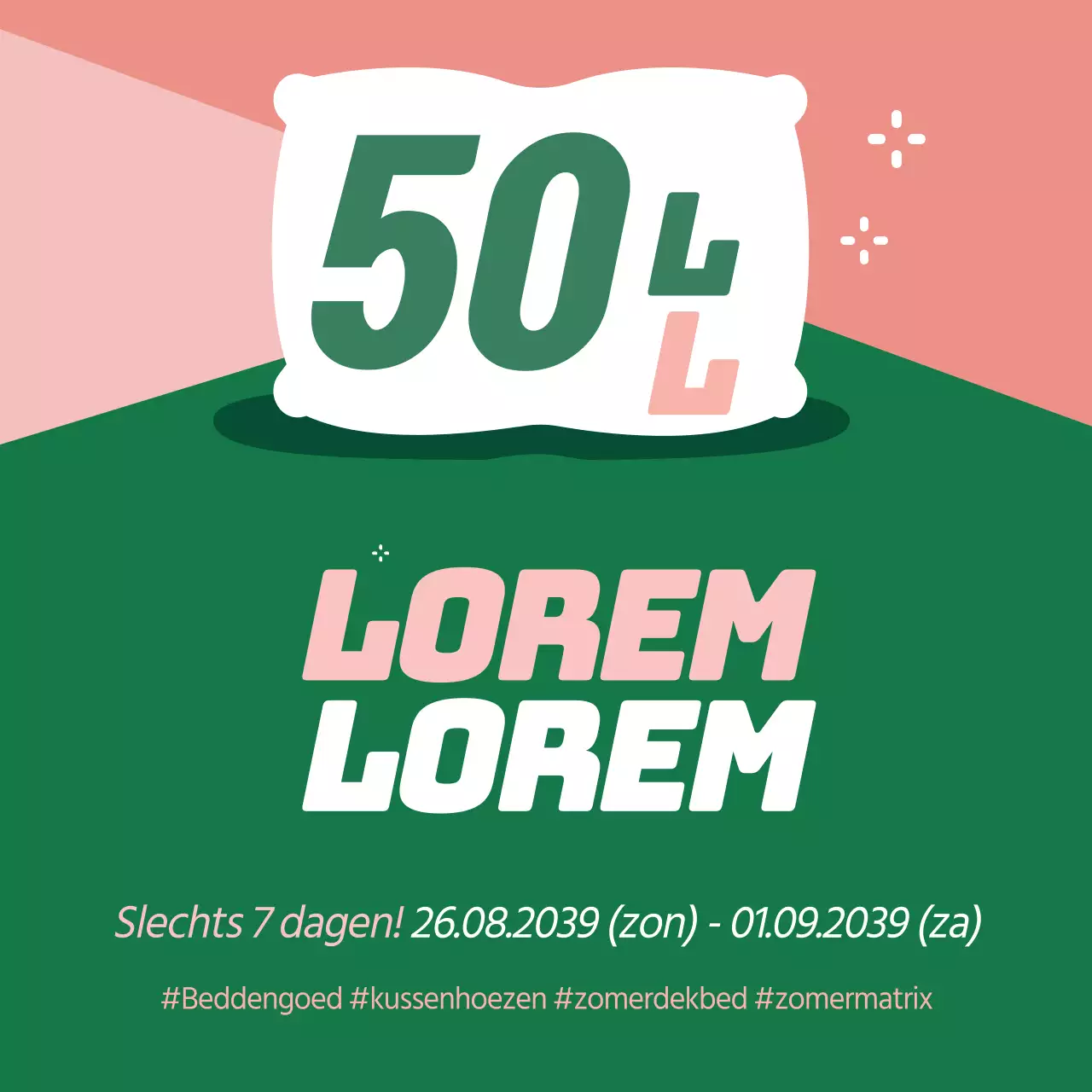 Beddenseizoen zomer uit