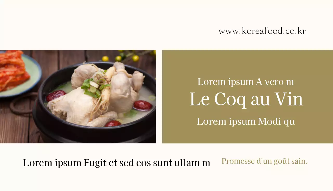 Carte de visite d'un restaurant japonais