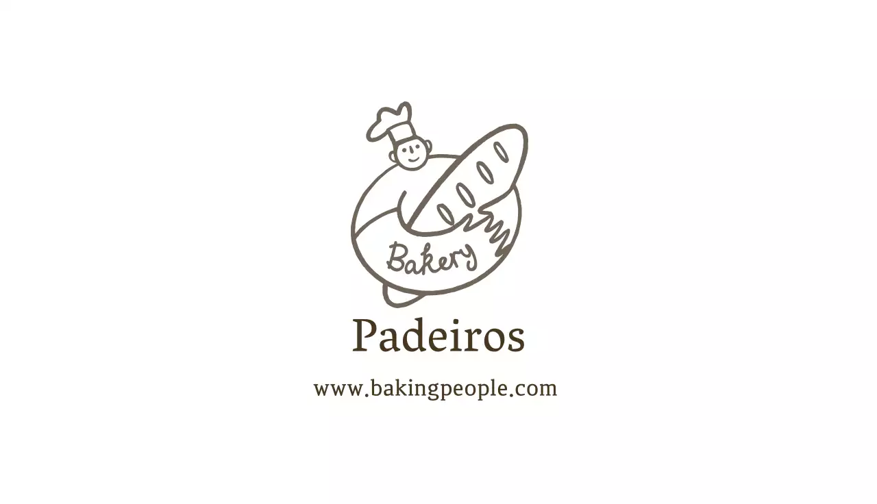 castanho ilustração logótipo padaria padaria