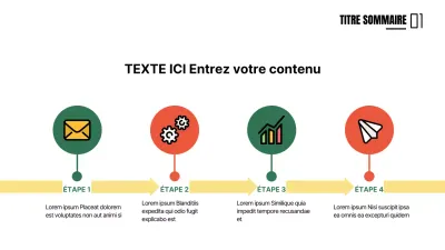 Calendrier conceptuel vert et orange mignon