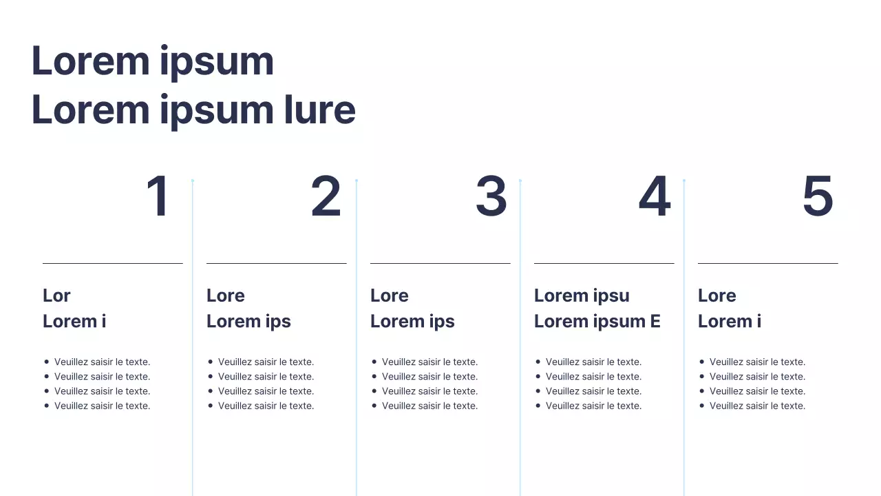 Infographie commerciale simple avec des accents roses sur fond blanc