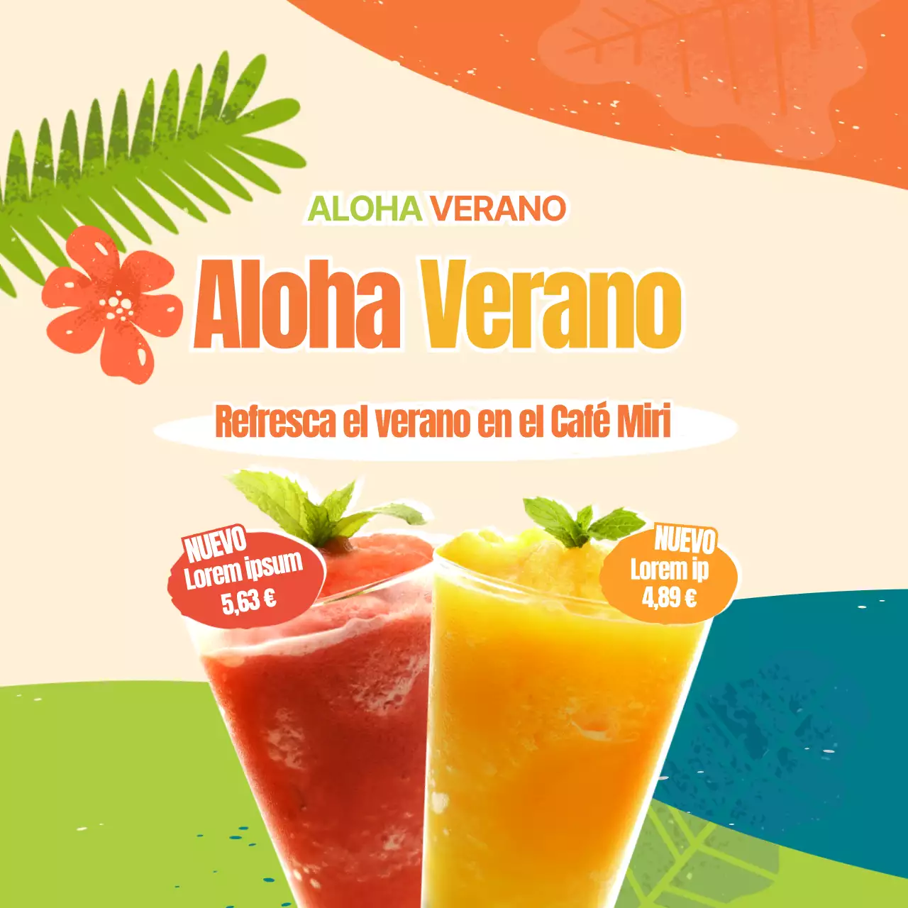 Café Summer Nuevo menú