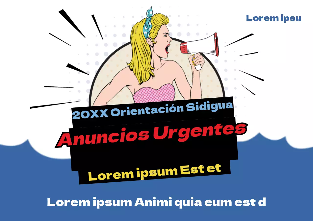 Anuncios de emergencia