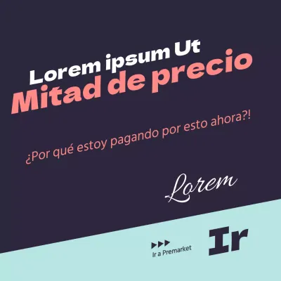 Mitad de descuento