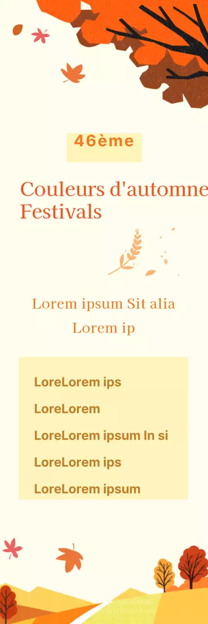 Festival des feuilles d'automne