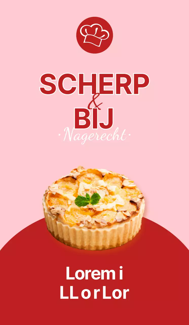 Promoot een pittige winkel met een strakke stijl die knalt met roze en rood