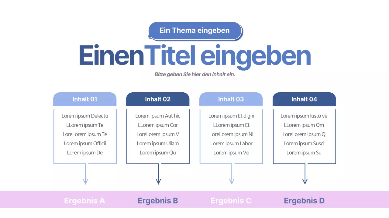 Niedliche Konzept-Agenda in Blau und Rosa
