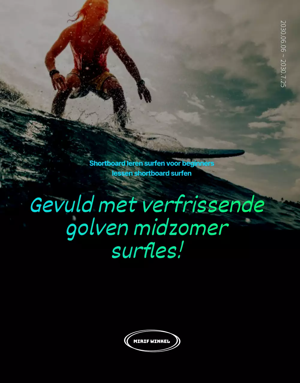 Dynamische, neonkleurige extreme sportlessen (meer)