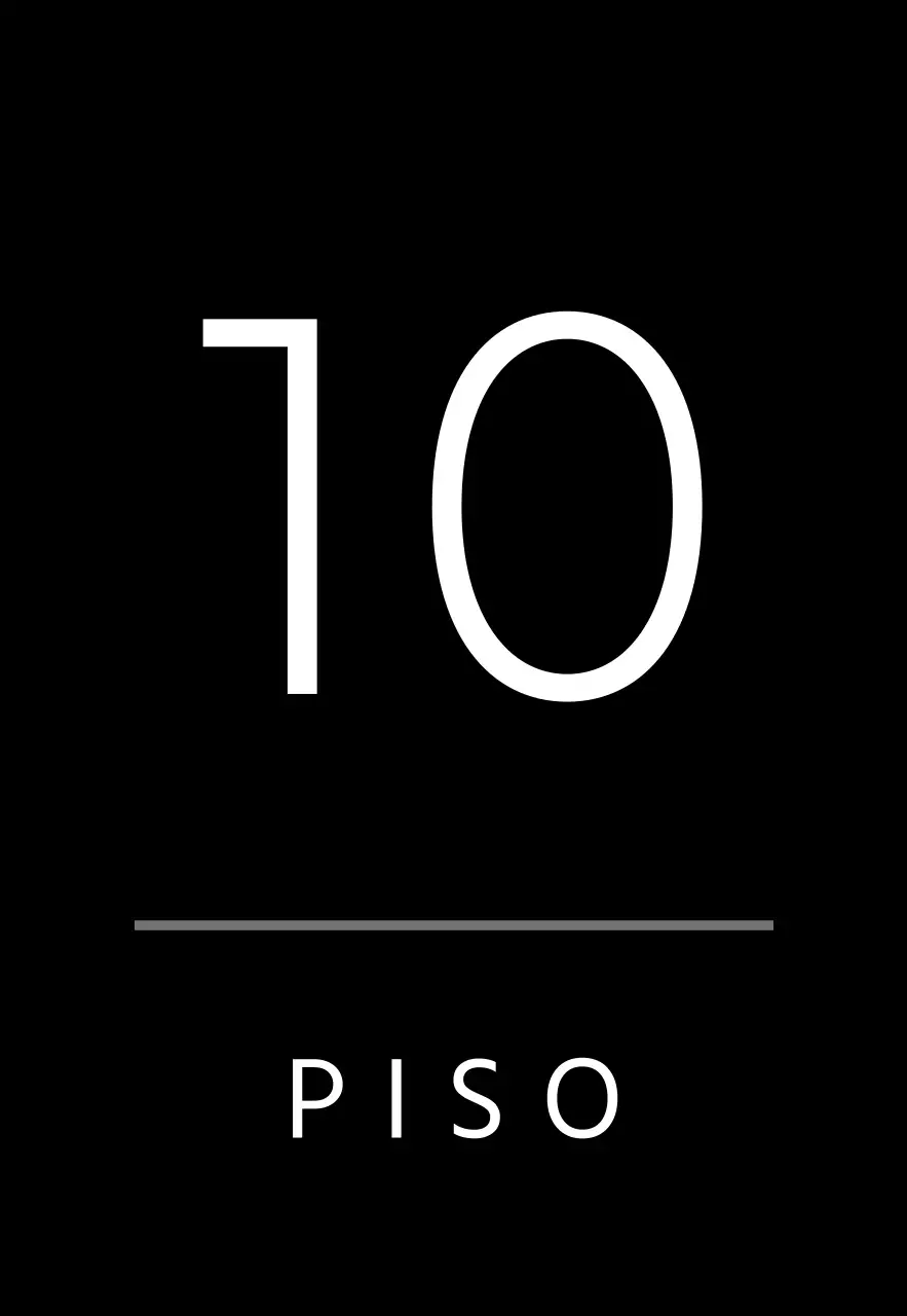 Señalización simple negra