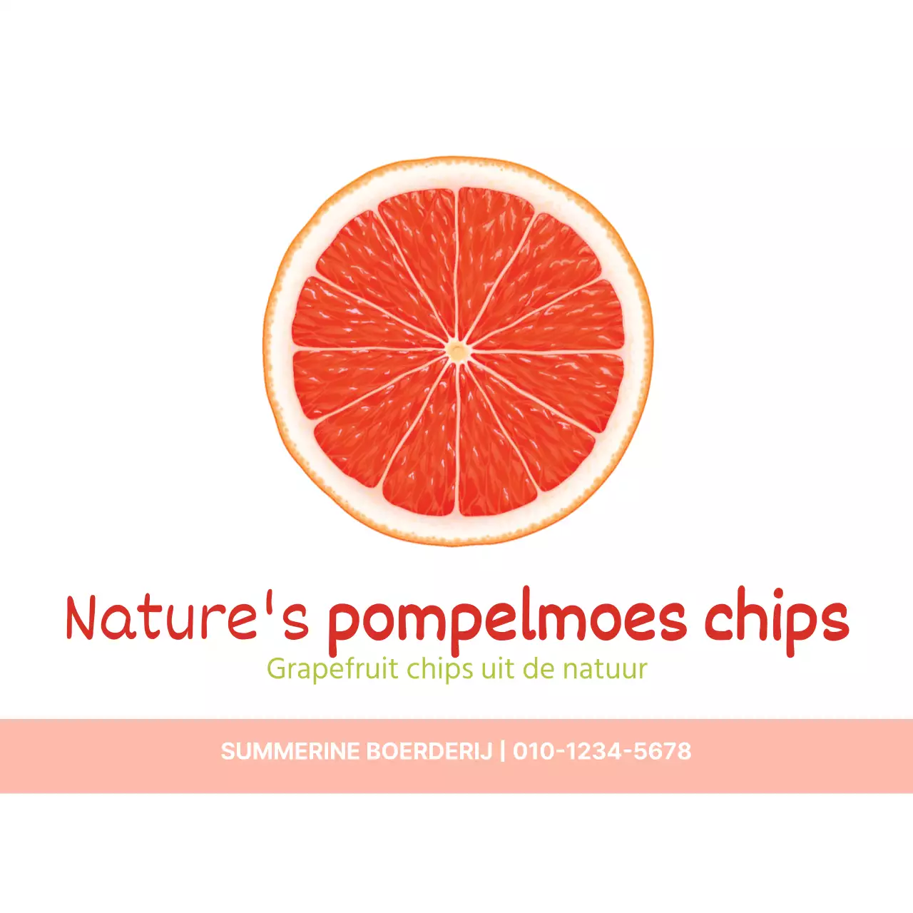 Grapefruit chips
