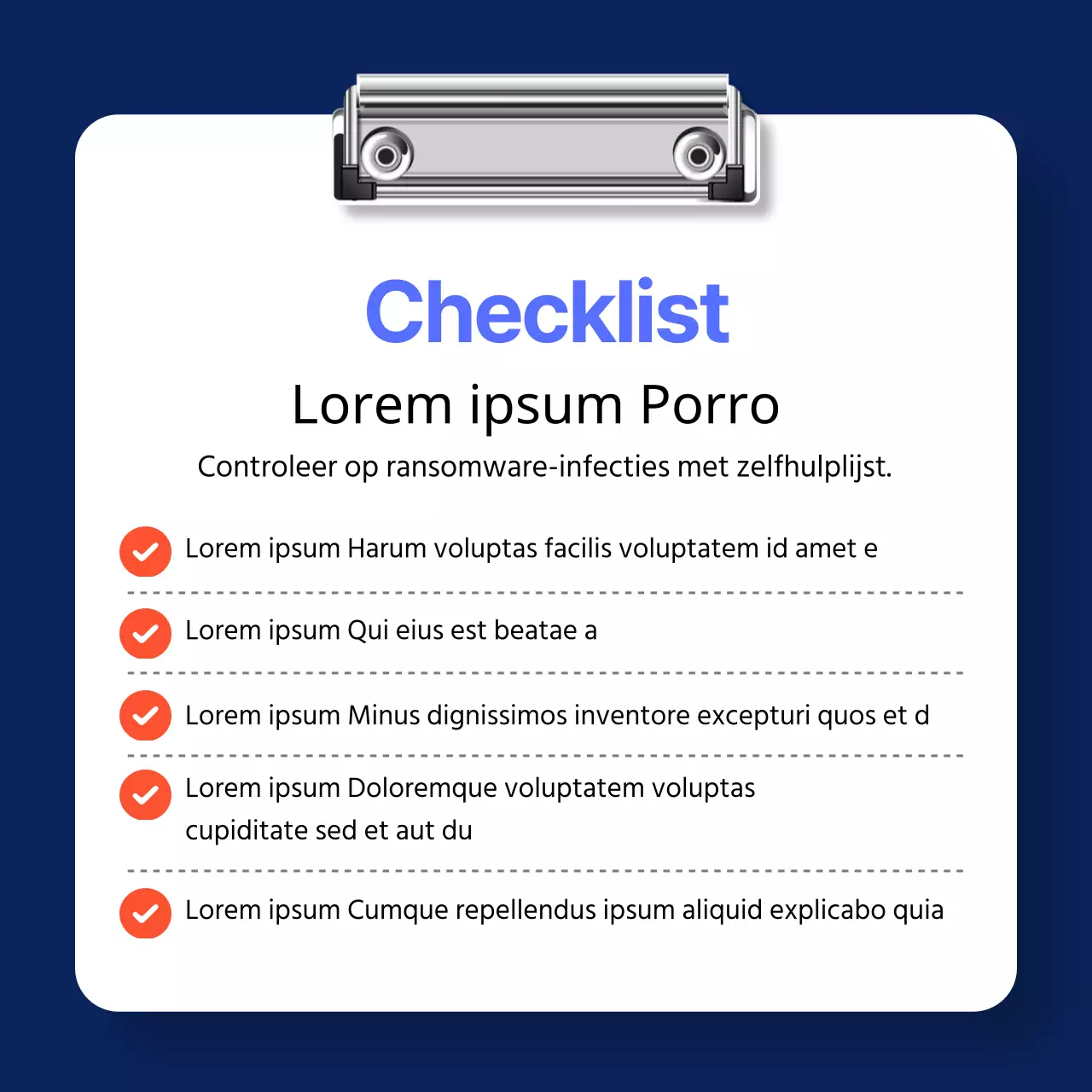 Serieuze ransomwarepreventie in marineblauw en grijs