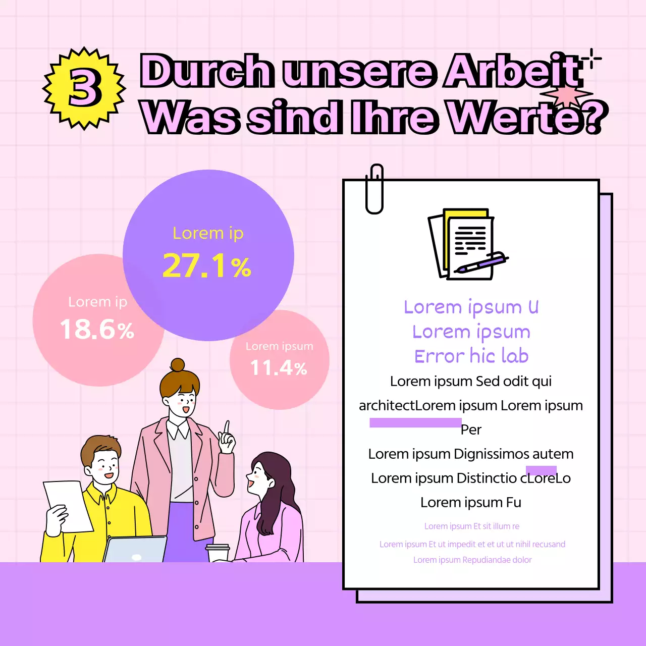 Pastellbilder Gen Z bevorzugt Karrieren