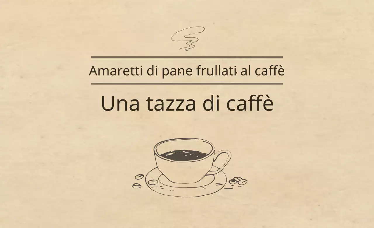 Una tazza di caffè