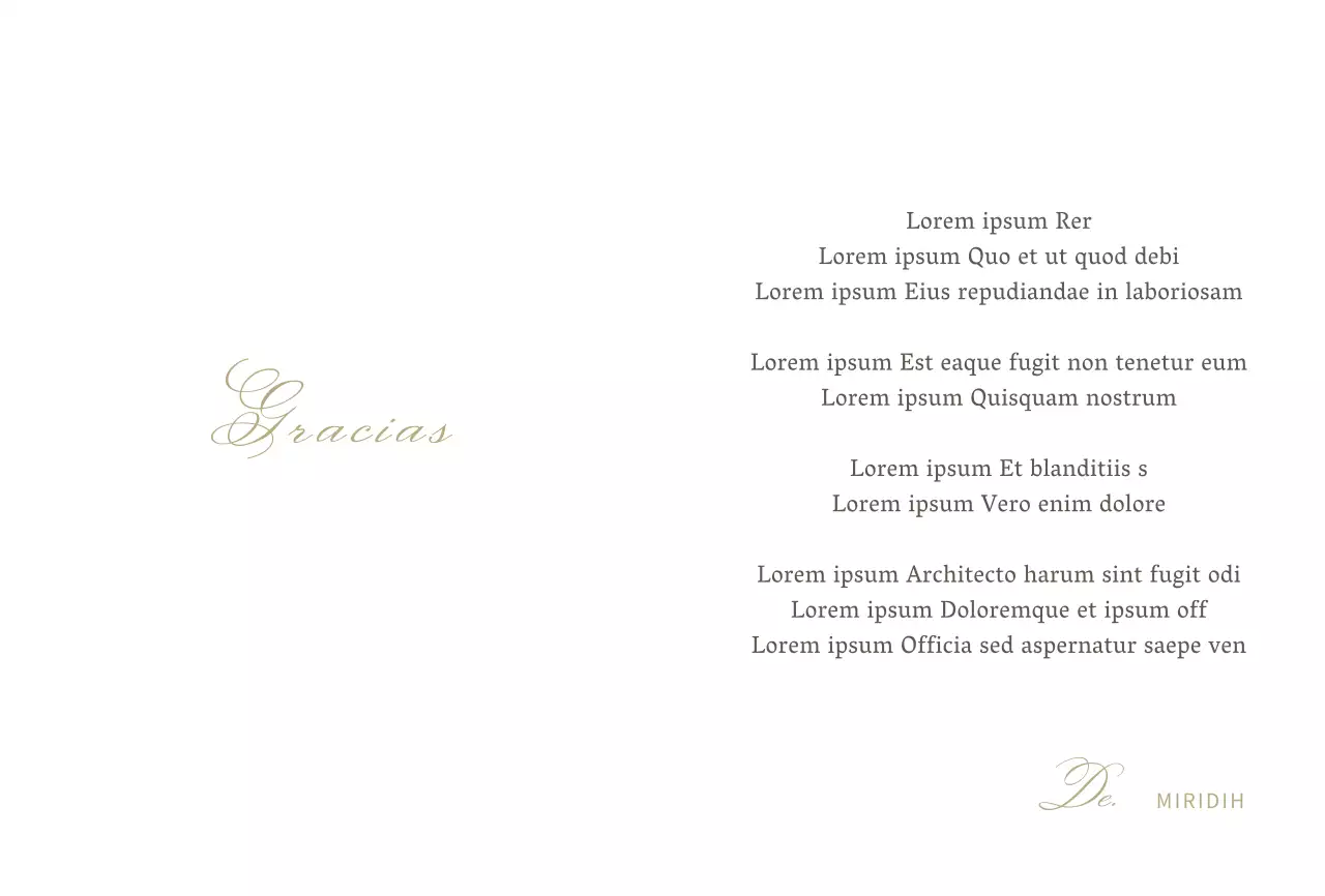 Postal blanca de agradecimiento por una compra sencilla