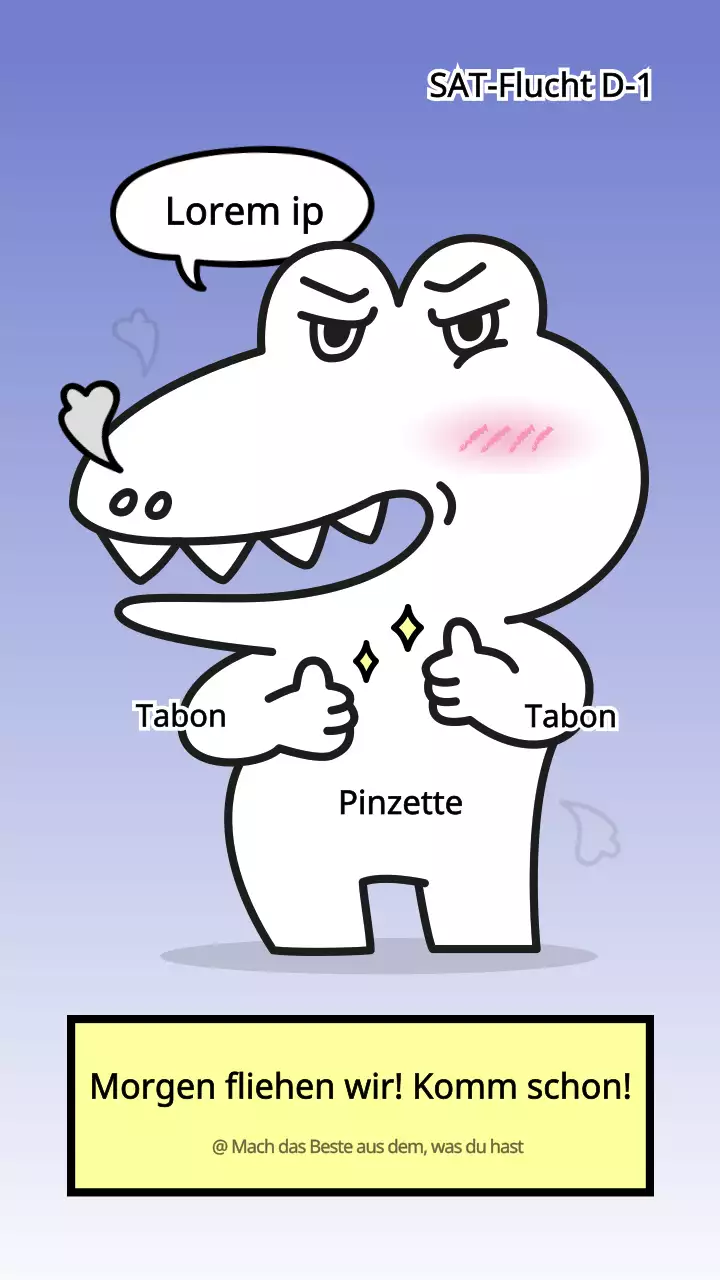 SAT-Cheerleading-Sätze mit einem B-Konzept