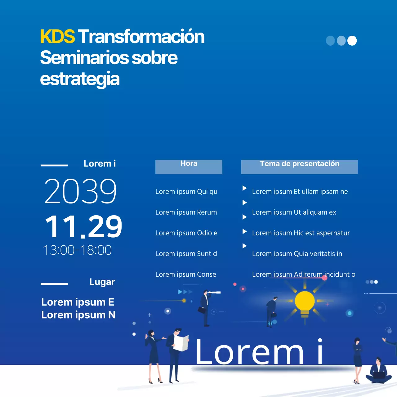 Seminario sobre estrategia de innovación