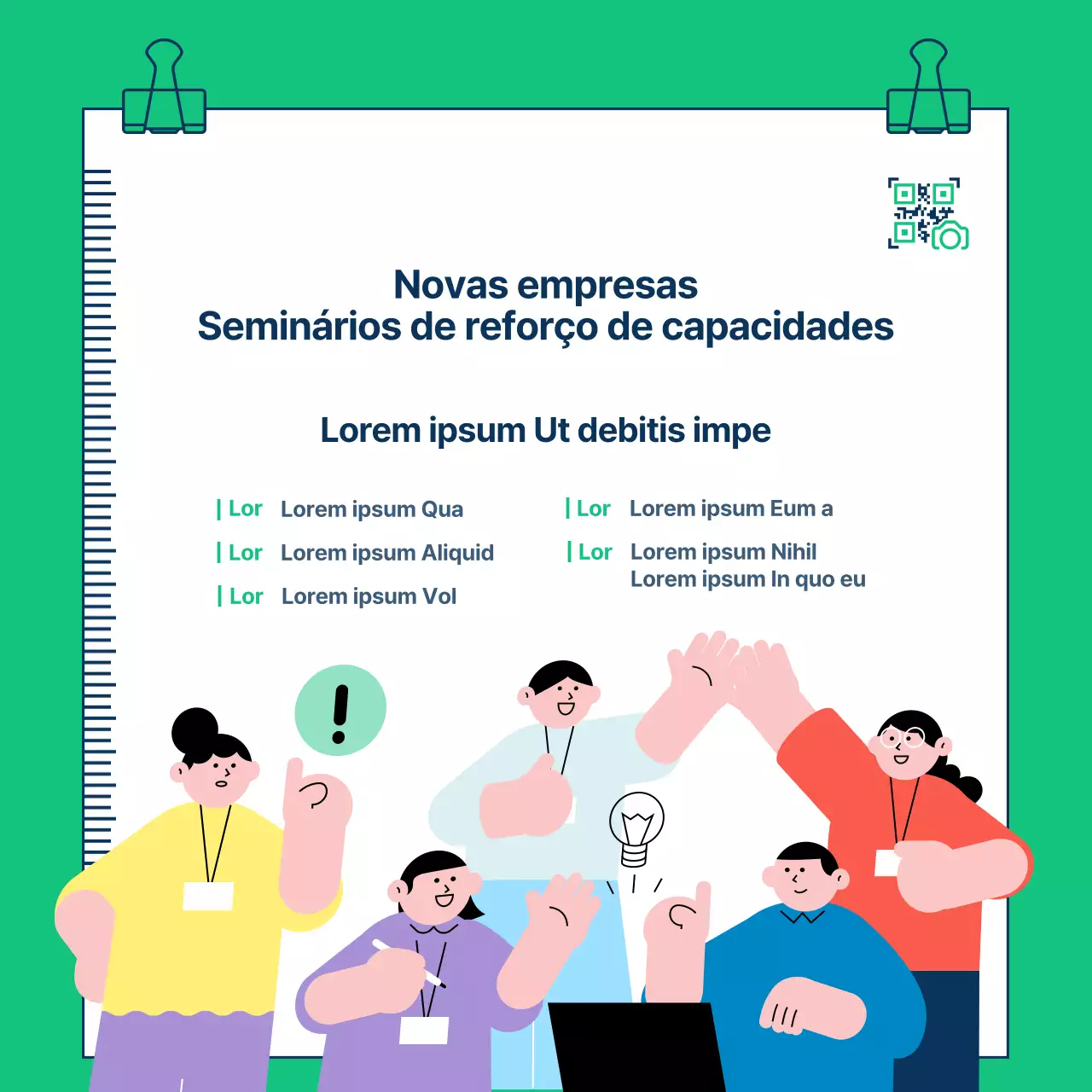 Apresentação do seminário de startups de Greentone
