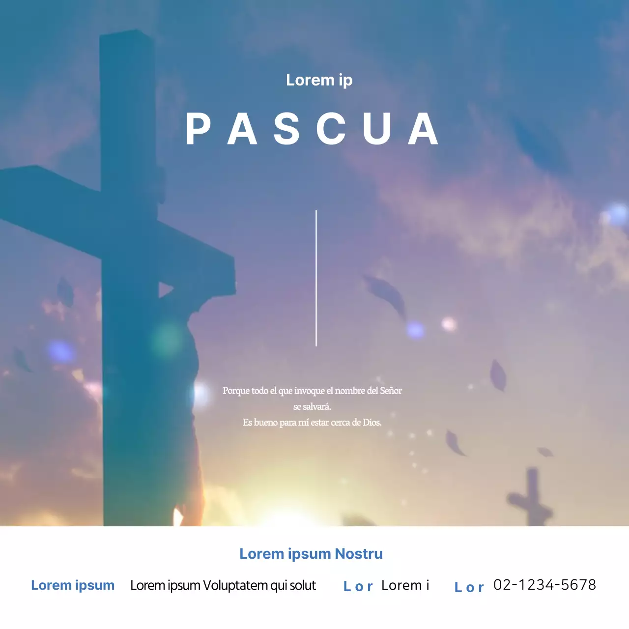 Estandartes de Pascua del personal de la iglesia