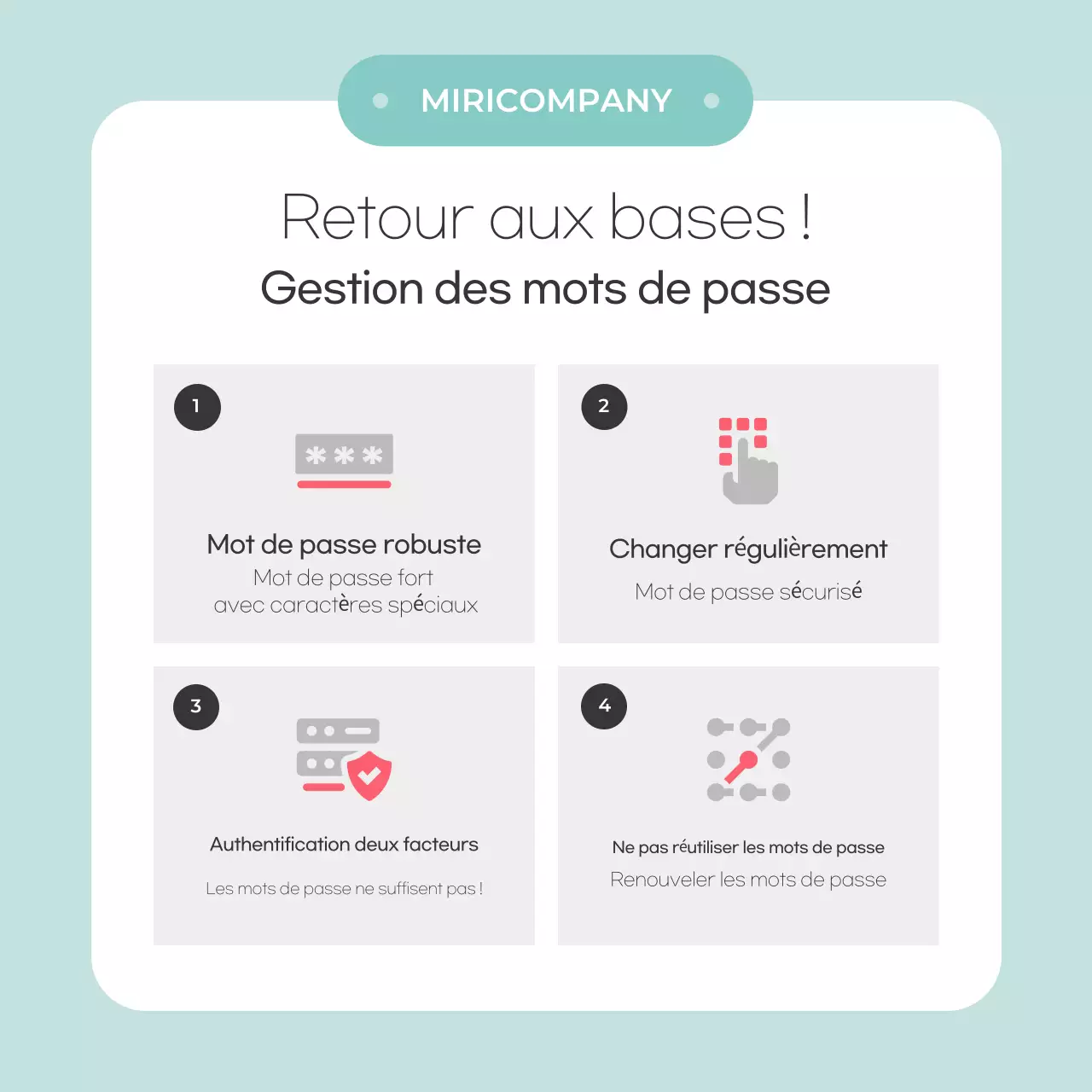Conseils de sécurité Mint Simple