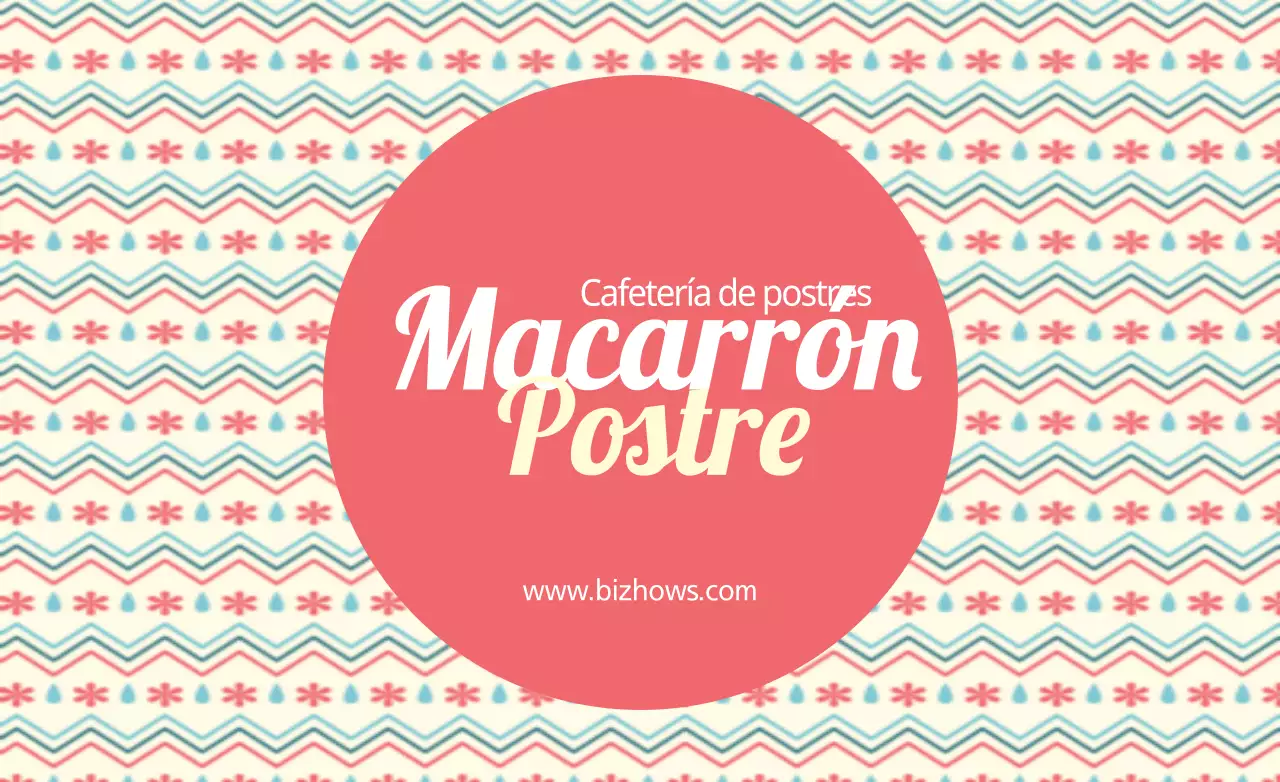 Postre Macaron