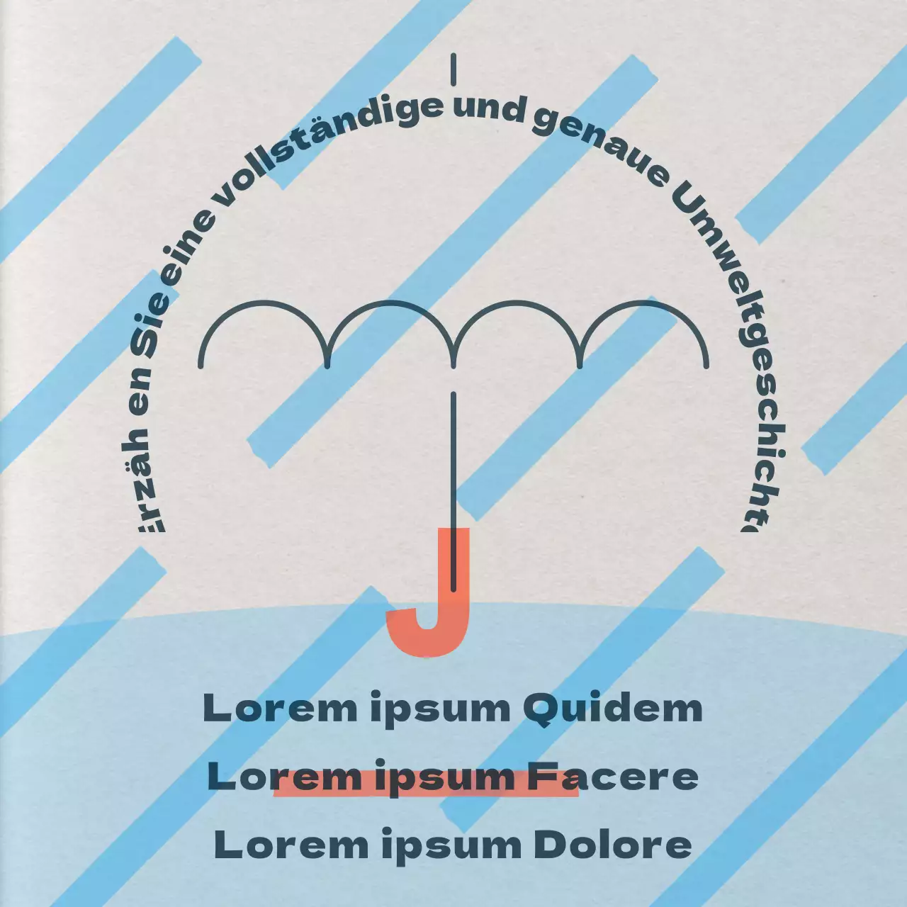 Retro-Klimabeobachtungen in Beige und Hellblau