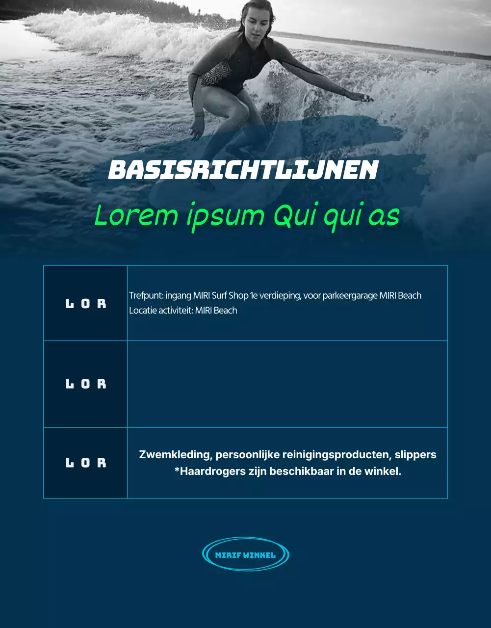 Dynamische, neonkleurige extreme sportlessen (meer)