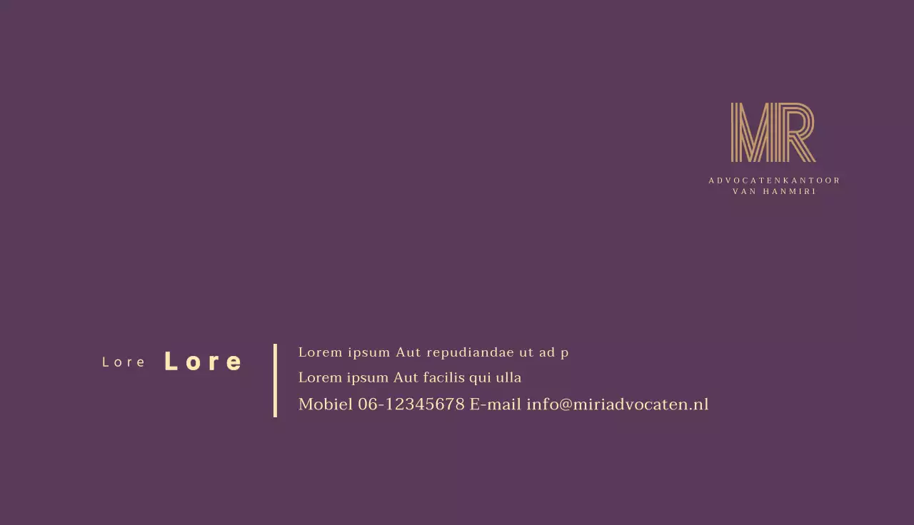 Paarse advocaat advocatenkantoor