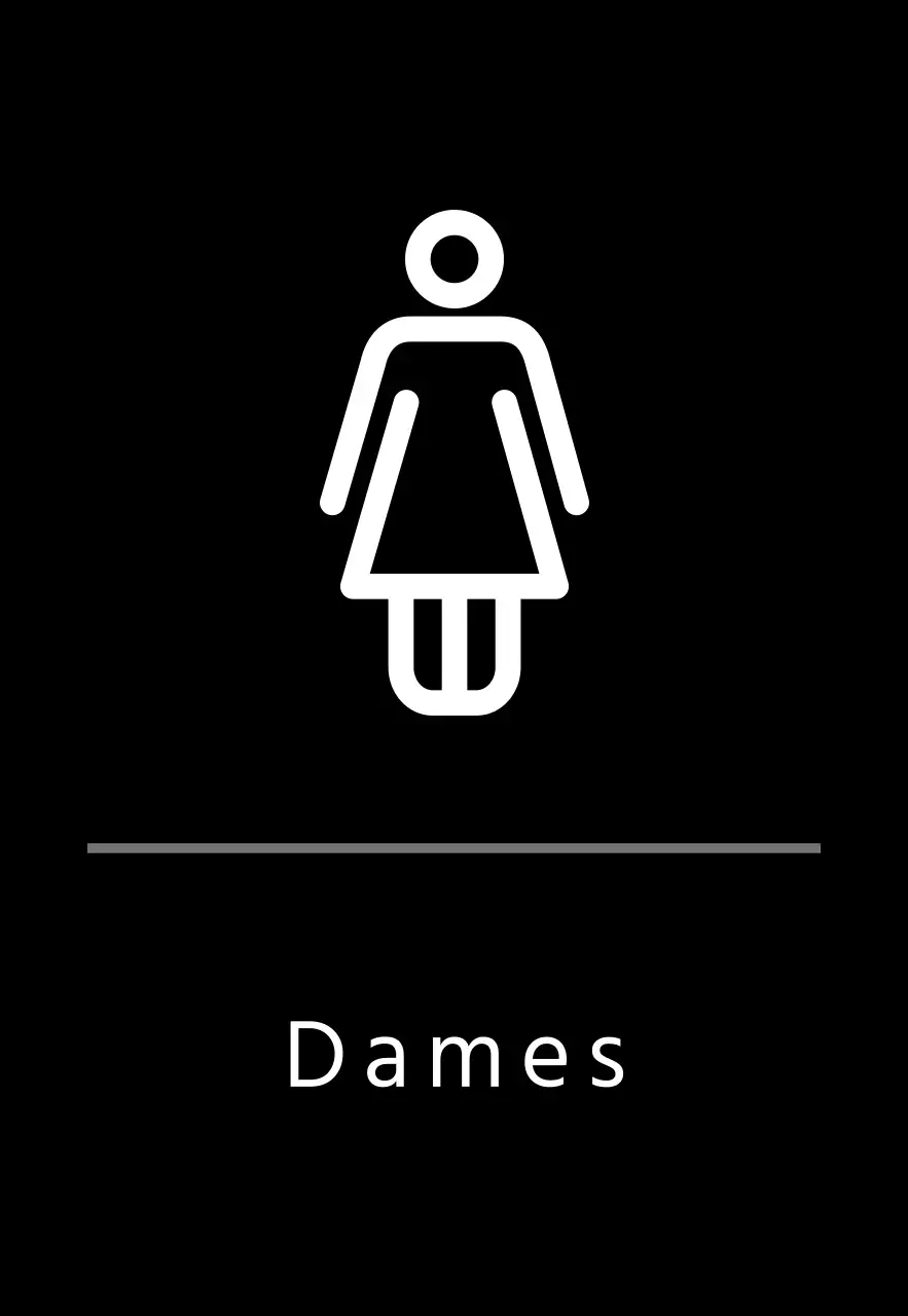 Zwarte eenvoudige bewegwijzering