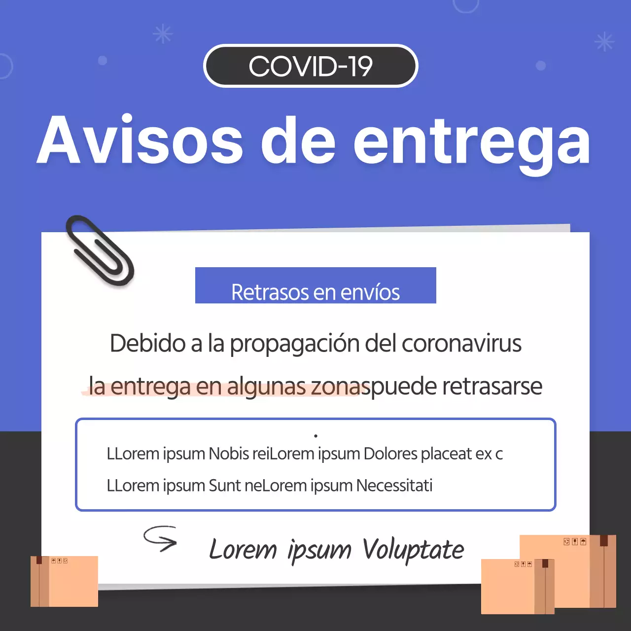 Retrasos en los envíos