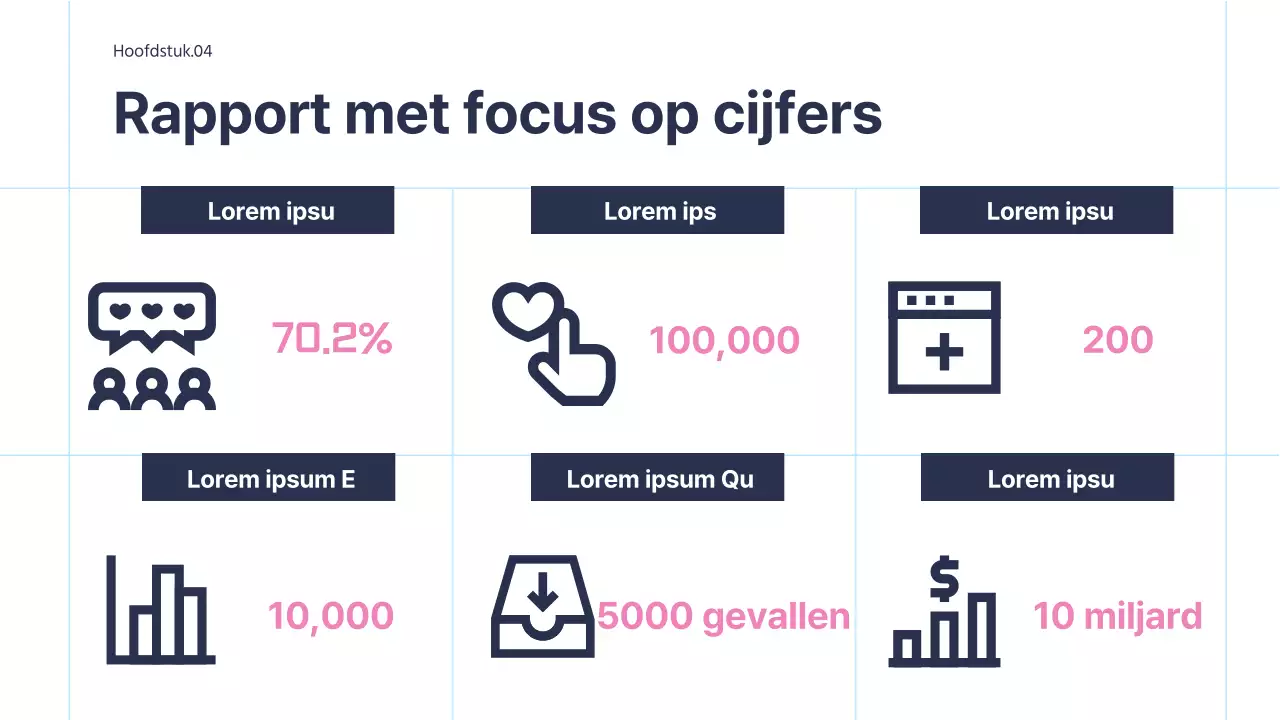 Eenvoudige zakelijke infographic met roze accenten op een witte achtergrond