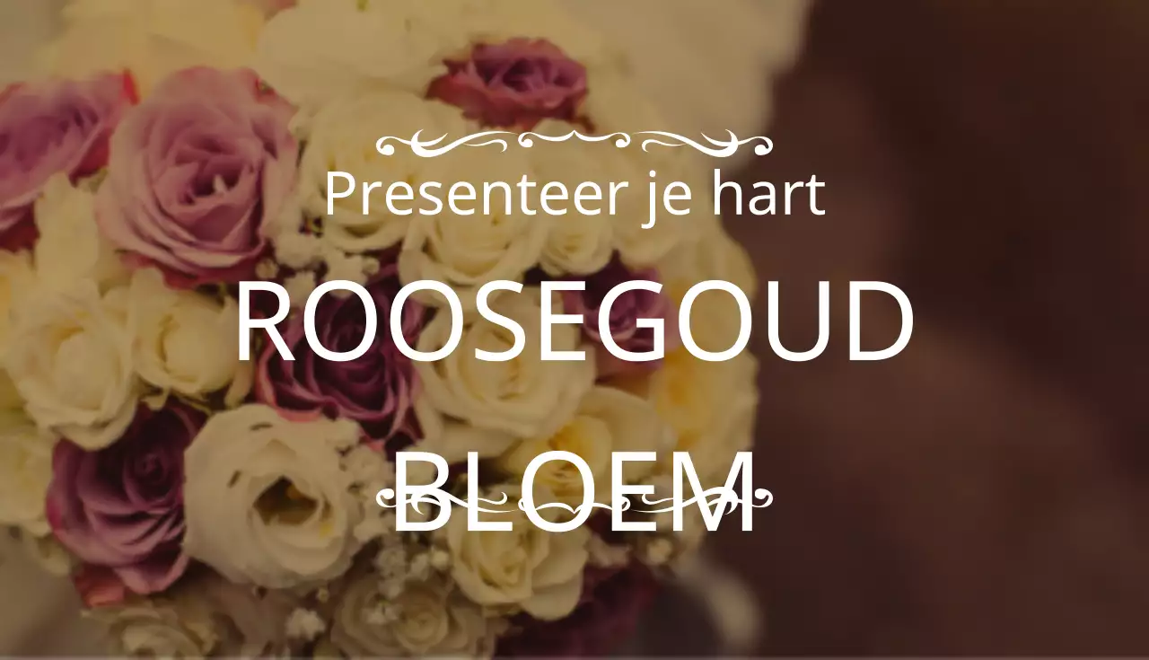 Rosegoldflower