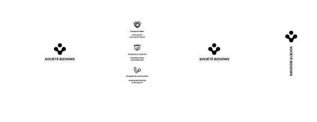 Mettez en valeur le logo de votre entreprise dans un style simple