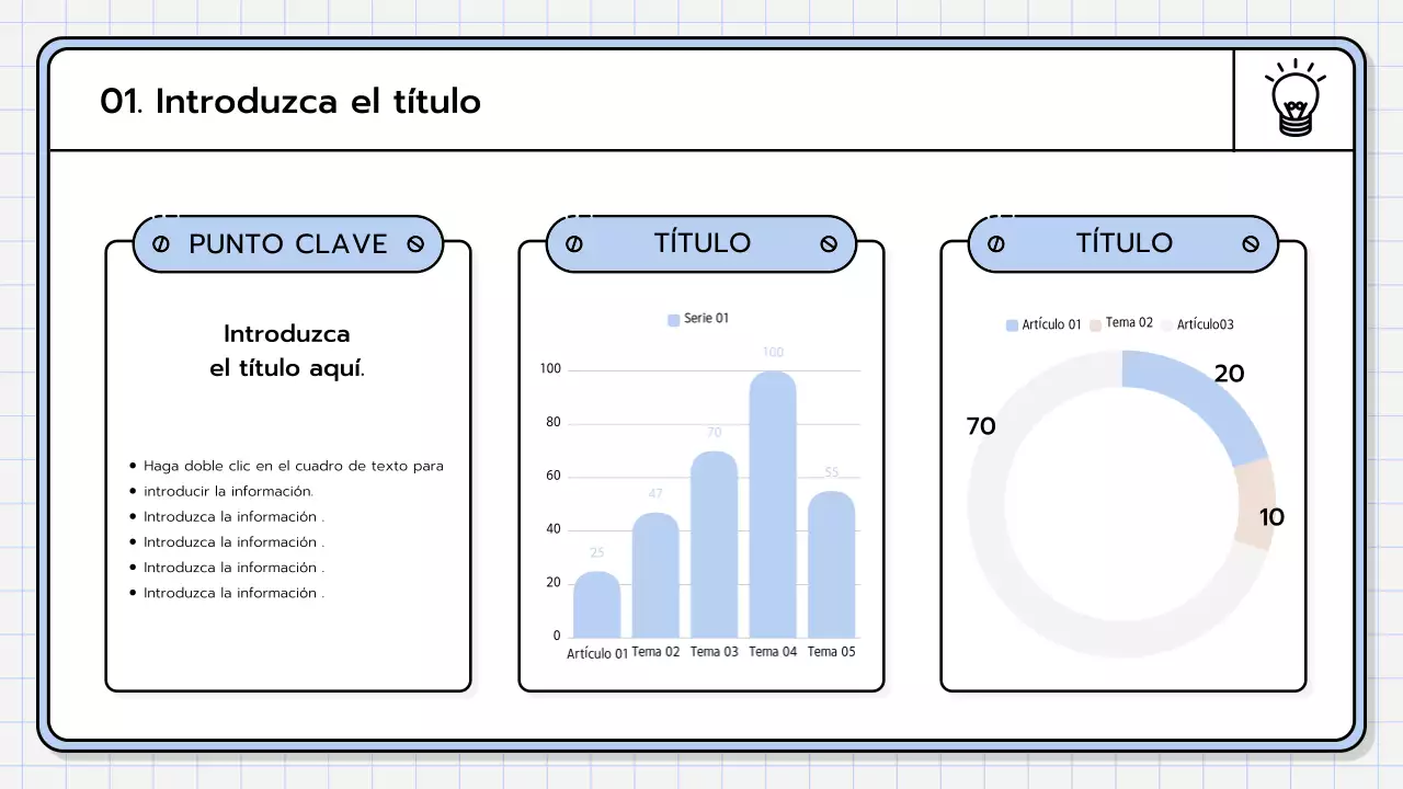 Un kit básico de presentación en amarillo, verde lima y azul