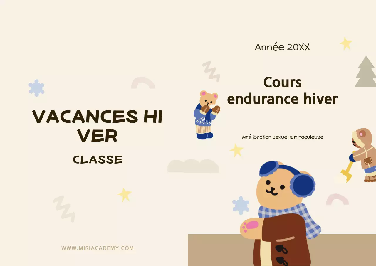 Publicité éducative beige et cosy