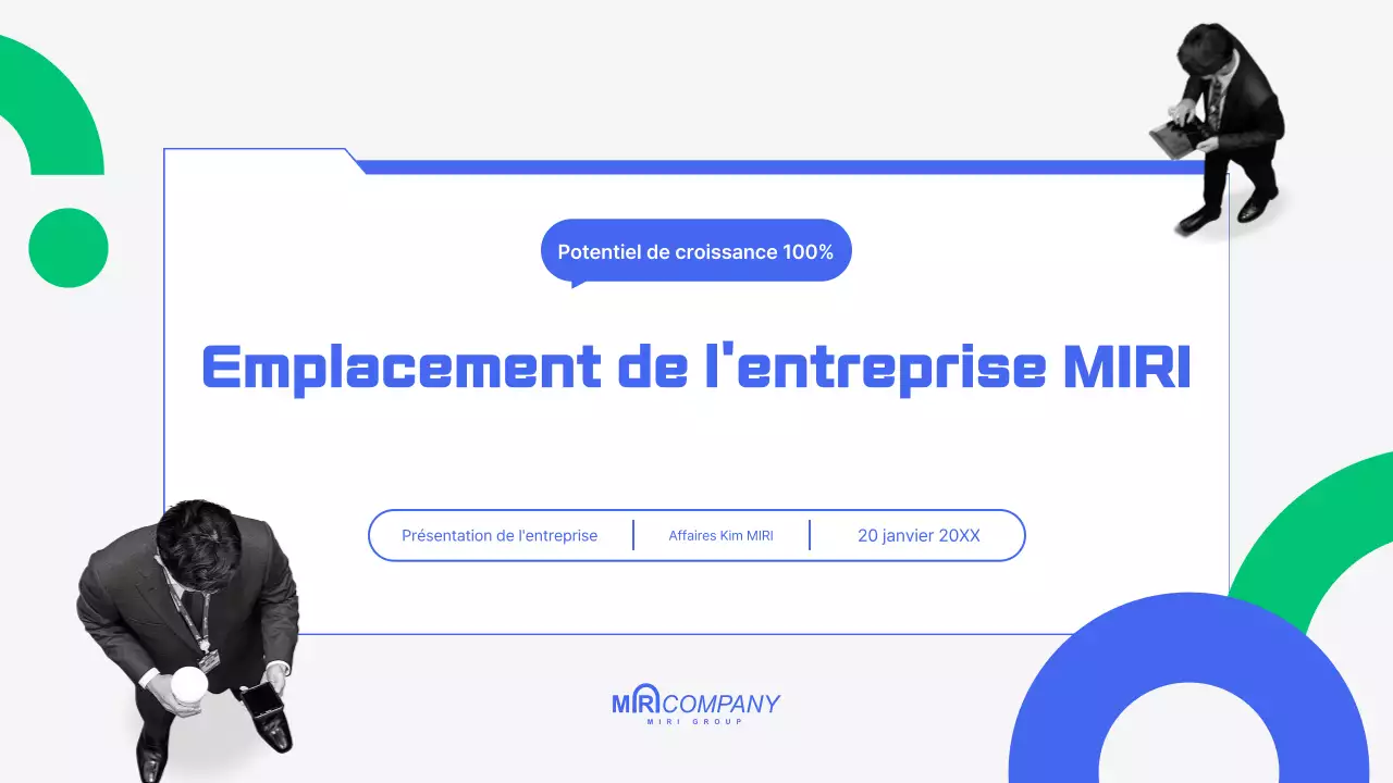Un pitch deck moderne et bleu pour votre startup