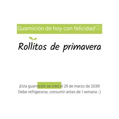 Rollitos de primavera