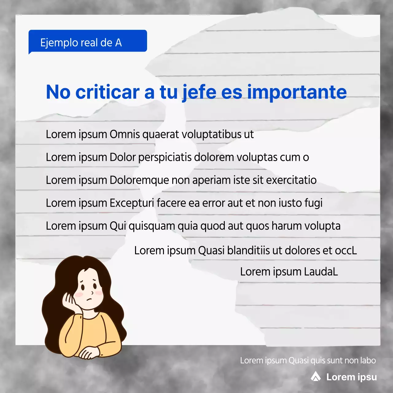 Azul, limpio, información de introducción a casos de Derecho laboral