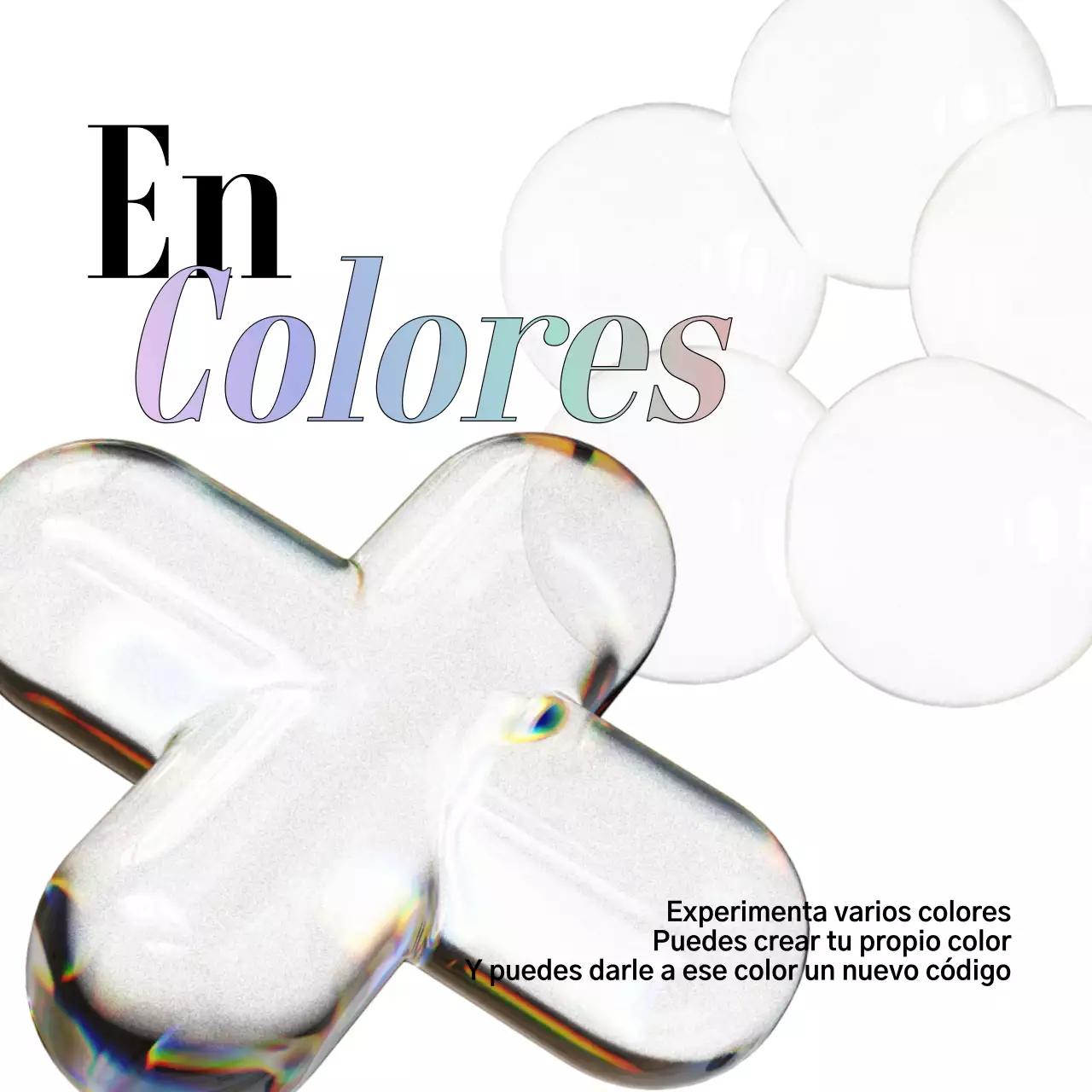 Tienda pop-up de diseño elegante con objetos de cristal blanco y negro