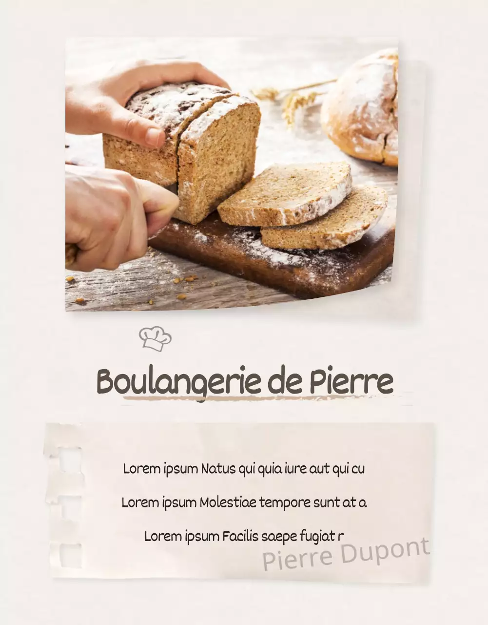 Détails du cours de pâtisserie