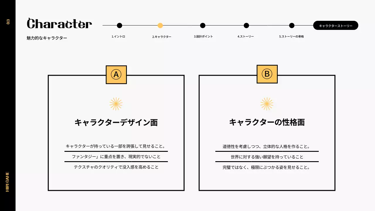 黄色 シンプル 資料 プレゼンテーション